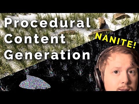 How I used the new PCG system in Unreal 5.2 - Spawning grass around rocks