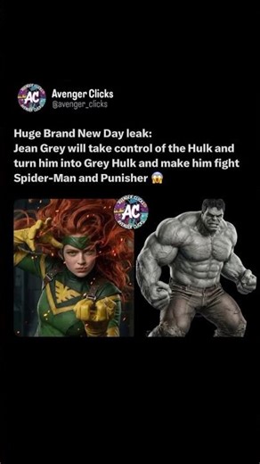 Jean Grey controls Hulk! Grey Hulk vs. Spider-Man & Punisher! 🤯🔥 #Marvel #Hulk #JeanGrey #MCU #Leaks