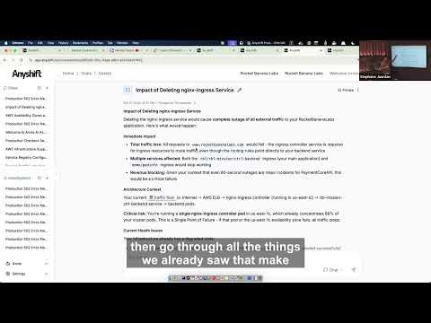 Anyshift Demo Day 2026.02.18 - "Can I delete Nginx Ingress?"