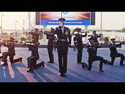 US Air Force Honor Guard Drill Team: "Drill at Dusk" | FULL PERFORMANCE | WETA Arts