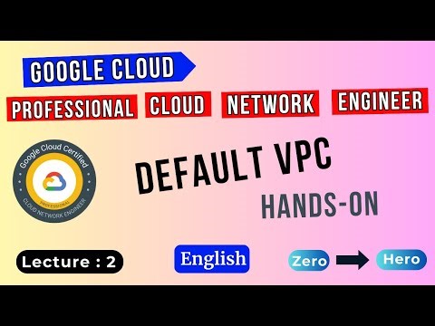 Lecture 2 | Default VPC Explained | GCP Professional Cloud Network Engineer Training |GPM Tech Train