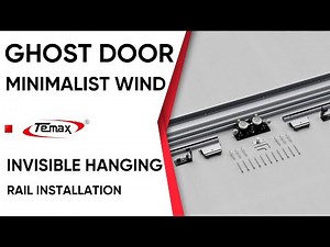 Ultimate Concealed Sliding Door Hardware for Any Wooden or Mirror Door | M973 MAGIC DOOR SYSTEM