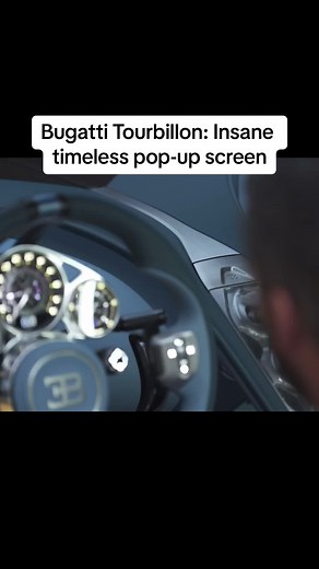 Bugatti Tourbillon: Insane Timeless Pop-up Screen