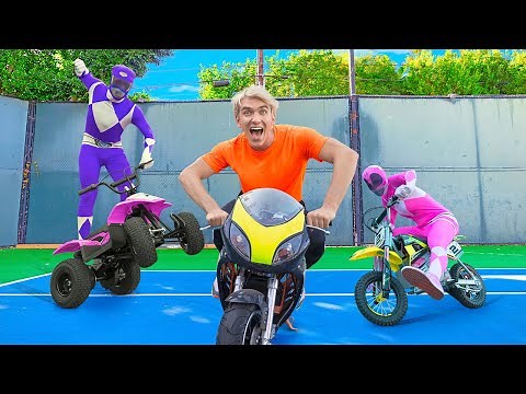 SPY NINJA TRAINING with POWER RANGERS to DEFEAT POND MONSTER!!