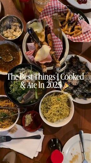 The Best Things I Cooked & Ate In 2025 It’s been a good one, y’all. Homemade Spaghetti Cheese Chips aka Poverty Nachos Hot Dog Bun Garlic Bread Spring Break Quiche Nashville Cherry Bombe L.A. Summer Solstice Pot Luck Austin Tess’ Bday Dinner Montana Under The Big Sky Cape Cod Clam Chowder State Fair of Texas Corny Dogs Hawaii Hawaii Hawaii Christmas Eve Brunch So many meals. So many memories. Happy New Year! | Melissa Tate TX