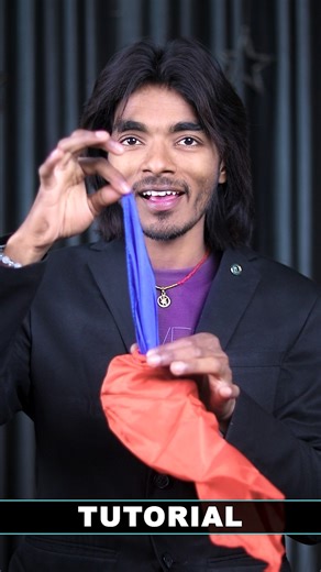 HANDKERCHIEF COLOR CHANGE MAGIC TUTORIAL 🤯 Hopeless Song #magic #shorts