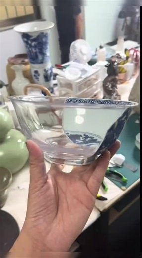 A lot of people like transparent?#porcelain #ceramics #handwork #repair #transparent