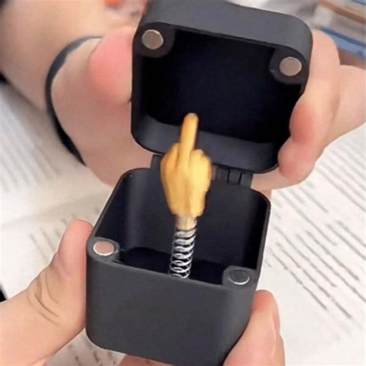 Middle Finger Surprise Gift Box, Middle Finger Box, Perfect Prank Hand Pop-Up Gift, With Box For Adults, Novelty Prank Middle Finger Hand Statue Christmas Novelty Funny Gift, Gift Box, Gem, Engagement Ring Box, Print Hand, Middle Finger, Double Prank, Surprise, Joy, Prank, Funny Gift, Add Atmosphere, To Your Mother, Father, Wife, Girlfriend, Boyfriend, Husband Or Friend's Birthday, Party Or Casual Gathering With This Charming Quirky Box. | SHEIN USA