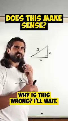 198K views · 4.4K reactions | When Pythagoras' Theorem Plays Tricks!  Can You Solve This Mystery? #Pythagoras #maths #mathematics | Neil Does Maths | Facebook