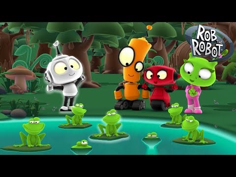 A Giant Leap for Frogkind 😆🐸 | Rob the Robot | Kids Educational Cartoons