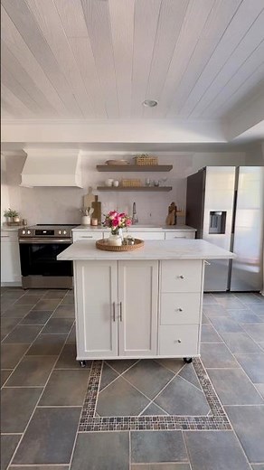 DIY Small Kitchen Tour: https://domesticallyblissful.com/diy-small-kitchen-tour/ #diykitchens