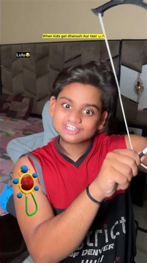 When kids get dhanush teer 😂🔥| Indian family #shorts #indian #chaman #relatable #chotabhai #funny