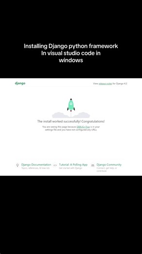 Instalación de Django en VS Code para Windows