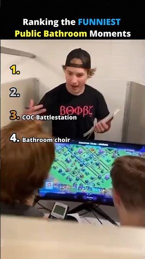 Ranking the FUNNIEST Public Bathroom Moments