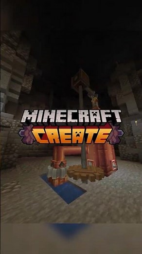 How to Build the Steam Engine from the Create Mod ? (EASY) #minecraftshorts #modpack #create