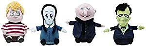Cuddle Barn | Addams Family 6" Plush Movie Characters Musical Plush Collectibles | Squeeze Wednesday, Pugsley, Fester and Lurch to Hear The Addams Family Theme Song Collect 4 (Set of 4)