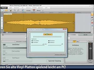HiFi-USB-Plattenspieler "Vinyl USB 10" inkl. Magix Music Cleaning