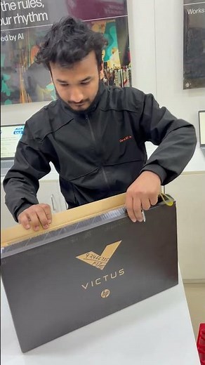 HP VICTUS UNBOXING BY HAPPY CUSTOMER... #hppower #laptop #smartphone #hpsmart #hp #laptopvspc