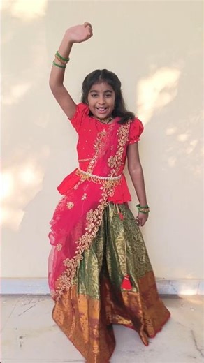Perugalla Peddireddy Folk Song Dance 😍 | Cute Kids Dance ✨ #shorts #trending #Shanuasnshuvlogs