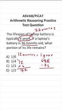 Conversions: ASVAB/PiCAT Arithmetic Reasoning Practice Test Question #acetheasvab w/ #grammarhero