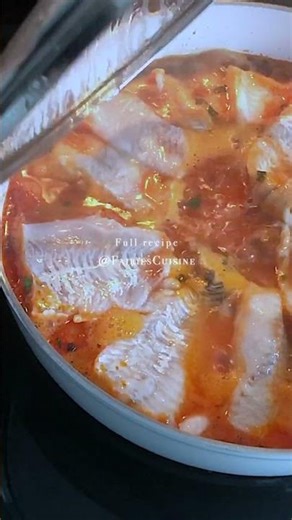 Braised Haddock Fillet in Tomato Sauce #shorts #shortsvideo #fairiescuisine