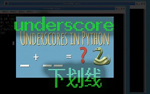 056_python中下划线是什么意思_underscore_理解_声明与赋值_改名字