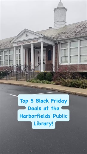 Visit the Harborfields Public Library’s HUGE Black Friday Sale!! Books, DVDs, and more are FREE!!……with a local library card! Save yourself a trip to the store this Black Friday and visit the Library today! | Harborfields Public Library