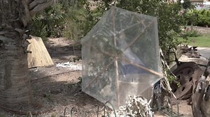 Lenkdrachen als Waffe.