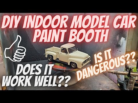 Can you build your own indoor model car paint booth?? YES!!!! Check it out!!