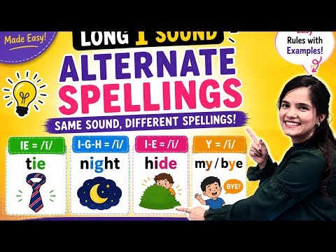 LONG I Sound | 4 Alternate Spellings Made EASY! | IE, IGH, I_E & Y | Phonics Practice for Kids