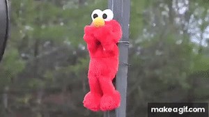 Elmo dies on Make a GIF