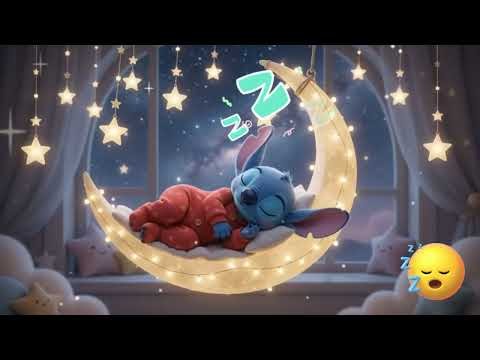 Stitch Bedtime Lullaby 💤 Sleep Instantly Within 3 Minutes | Cute Disney Baby Sleep Music (2 HOURS)