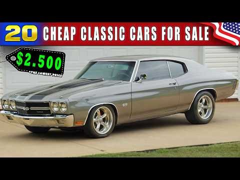 20 TIMELESS RIDES FOR SALE CHEAP! Old Cars For Sale