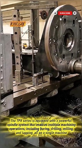 Heavy-Duty Precision with TPX Horizontal Boring Machines ‼️
