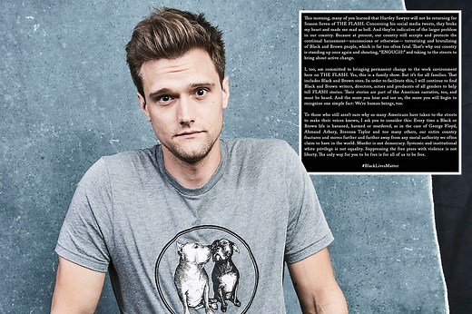 The Flash's Hartley Sawyer fired after racist & homophobic tweets resurface