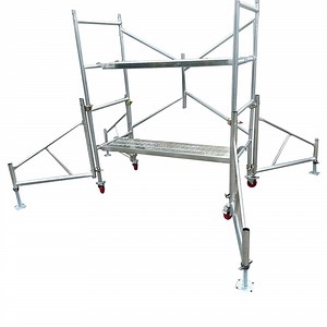 [Hot Item] Steel Frame Scaffold Portable Foldable Scaffolding with Side Brackets