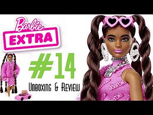 BARBIE EXTRA 14 DOLL 👑 EDMOND'S COLLECTIBLE WORLD 🌎: UNBOXING & REVIEW 🎀 RETRO 80'S CURVY #14