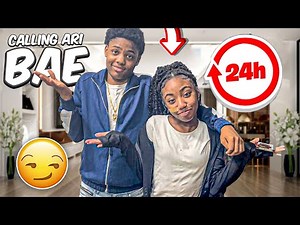 I CALLED ‪@theariibabyy‬ BAE FOR 24 HOURS🥰😳