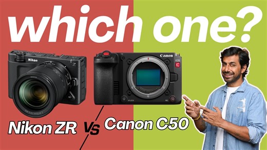 New Cine Battle: Nikon ZR vs Canon EOS C50 – Which One Should Filmmakers Buy? In this detailed comparison, we delve into the specifications and features of two of the most anticipated cinema cameras of 2025: the Nikon ZR and the Canon EOS C50. Whether you're a seasoned filmmaker or an aspiring content creator, choosing the right camera is crucial for your projects. 📸 Nikon ZR – A Compact Powerhouse Sensor: 24.5MP full-frame BSI-CMOS sensor Video Recording: 6K up to 60p in REDCODE RAW, N-RAW, Pr