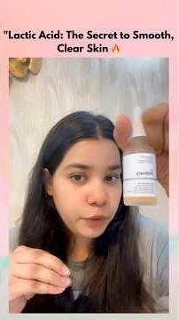 🚨This serum changed my skin in 7 days! 🤯 ॥🧴How to use lactic acid serum on face (for beginners)