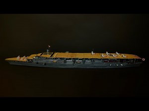 Hasegawa 1:700 IJN Akagi unboxing and full build