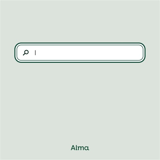 The feeling should be mutual. Connect with clinicians who are genuinely committed to meeting you where you are—and also take your insurance. The right therapist changes everything. Get started at helloalma.com | Alma