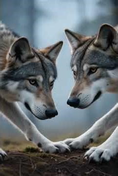 The Wolf That Disappears After Defeat | A Survival Strategy You Never Knew #animalfacts #mindblown