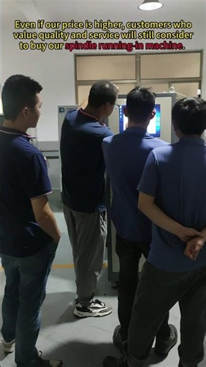 Equipment acceptance of high-speed spindle running-in machine - Zero Dynamic.