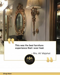 26 reactions | Here’s what our customers are saying about their Casa Loma experience. Place your order online today and let us deliver the dream pieces of furniture at your doorstep. For any product query, please reach out to us at +92 335 0156323. | CASA LOMA Interiors | Facebook