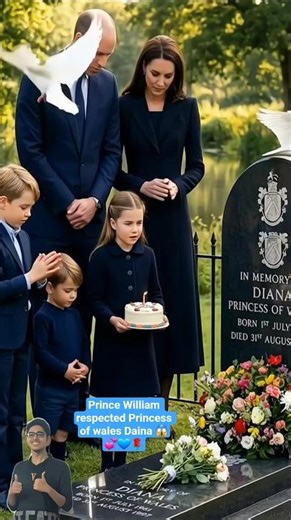 Prince William respected Princess of wales Daina ai🥺#shrots #shortvideo #william #diana #kate #royal