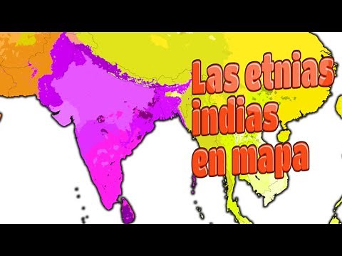 El mapa étnico de Asia del sur | y sus detalles