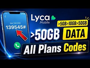 lyca Mobile all Plane check code | lyca mobile internet Packages