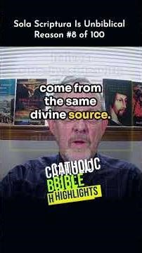 The Bible & Apostolic Tradition Are Partners...Not Enemies