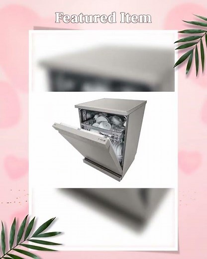 LG DFB512FP 14 place Dishwasher with Inverter Direct Drive Technology